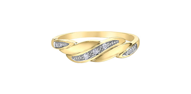 10K Diamond Fashion Ring 0.05TDW