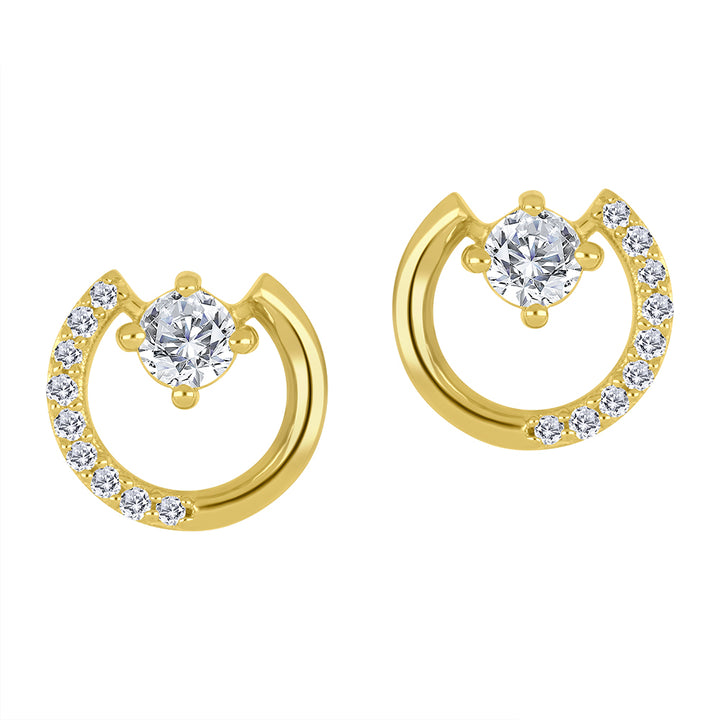 10k yellow gold stud earrings