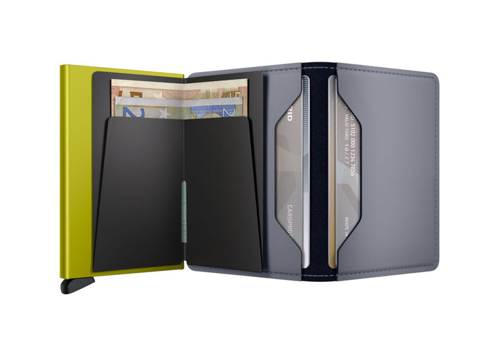 SECRID Slimwallet Matte Grey & Lime