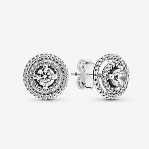 FINAL SALE - Pandora Sparkling Double Halo Stud Earrings