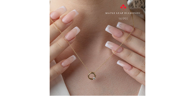 Maple Leaf Diamonds 10k yellow