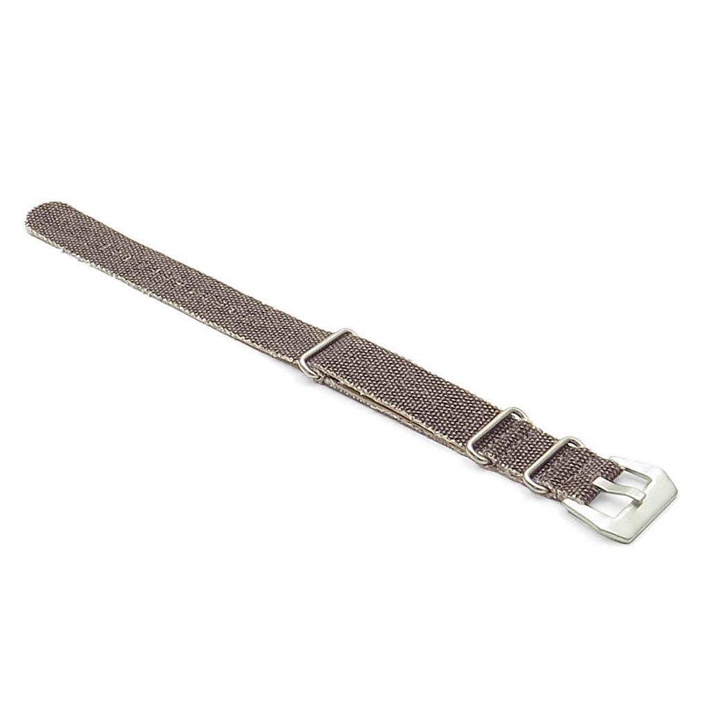 grey canvas nato strap 22mm wi