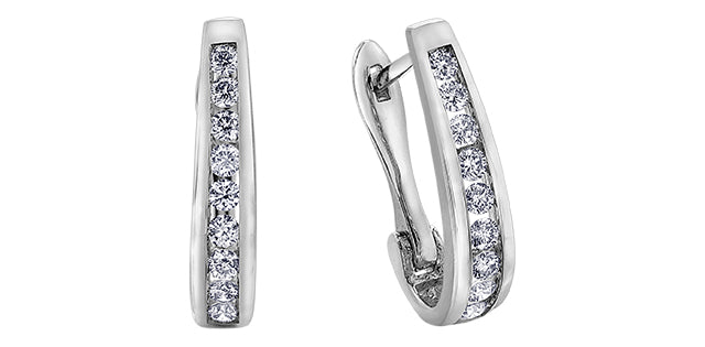 10KW Hoop Earrings 0.15TDW
