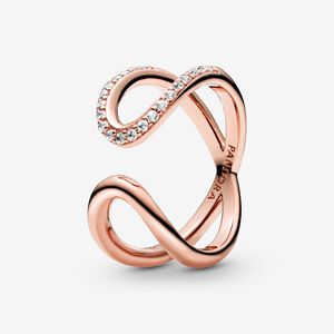 Pandora Wrapped Open Infinity Ring, Size 7