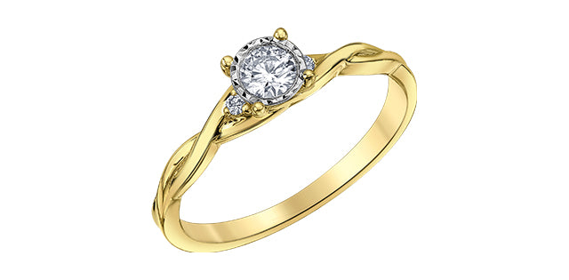 Illuminaire 10k yellow gold mu