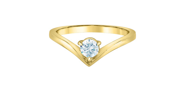 10k Lab Diamond Ring 0.30ct