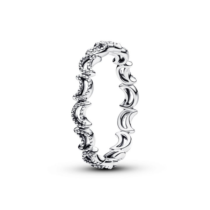 Pandora Crescent Moon Ring, Size 7