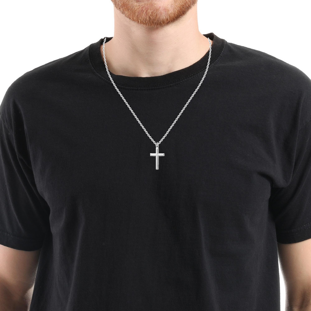 925 sterling silver cross pend