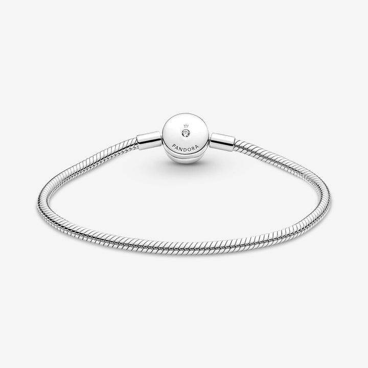 Pandora Moments Halo Snake Chain Bracelet, 7.1"