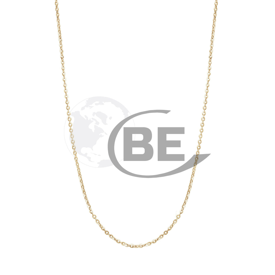 10 Karat 1.3mm Rolo Chain, 20 "