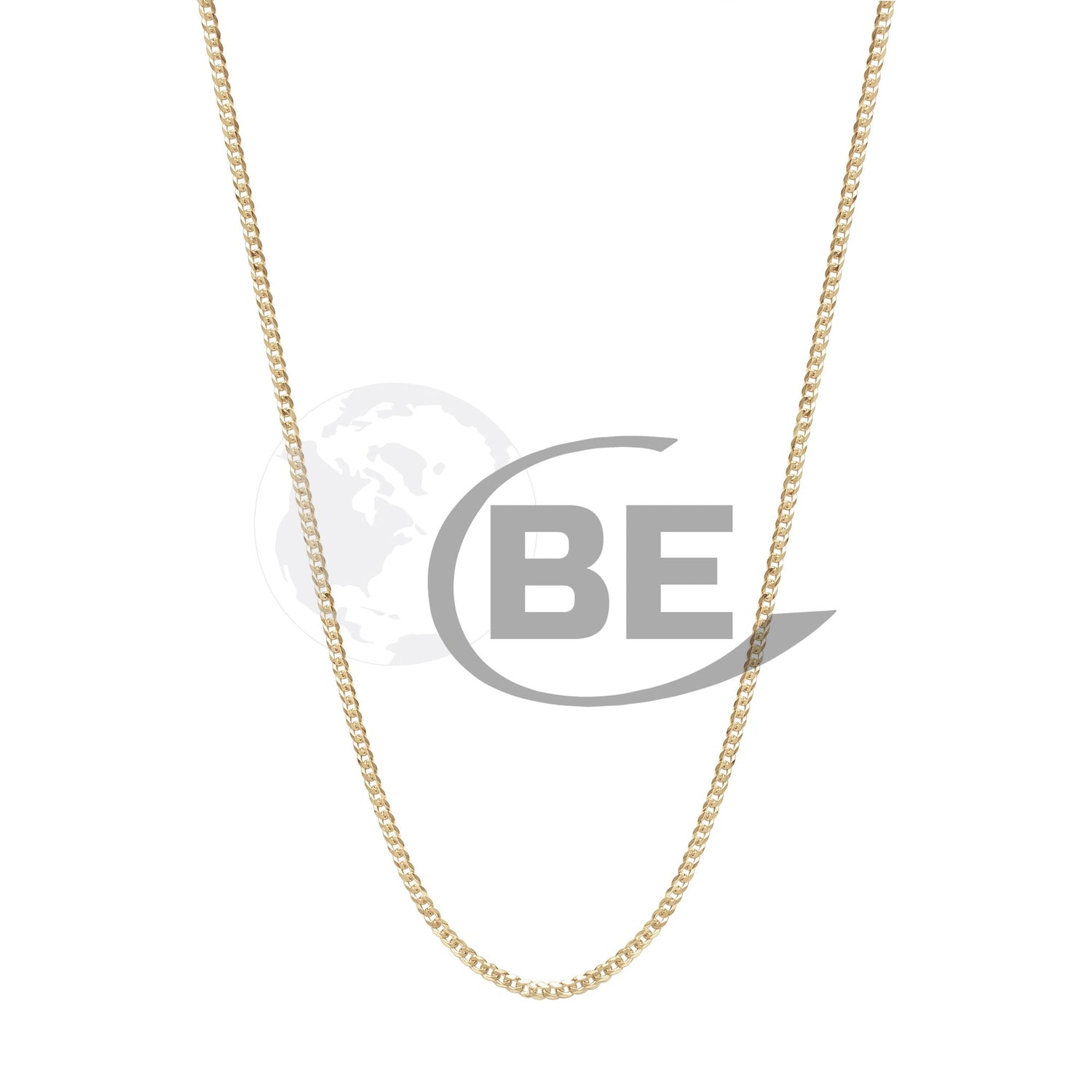 10 Karat Curb Chain, 16"