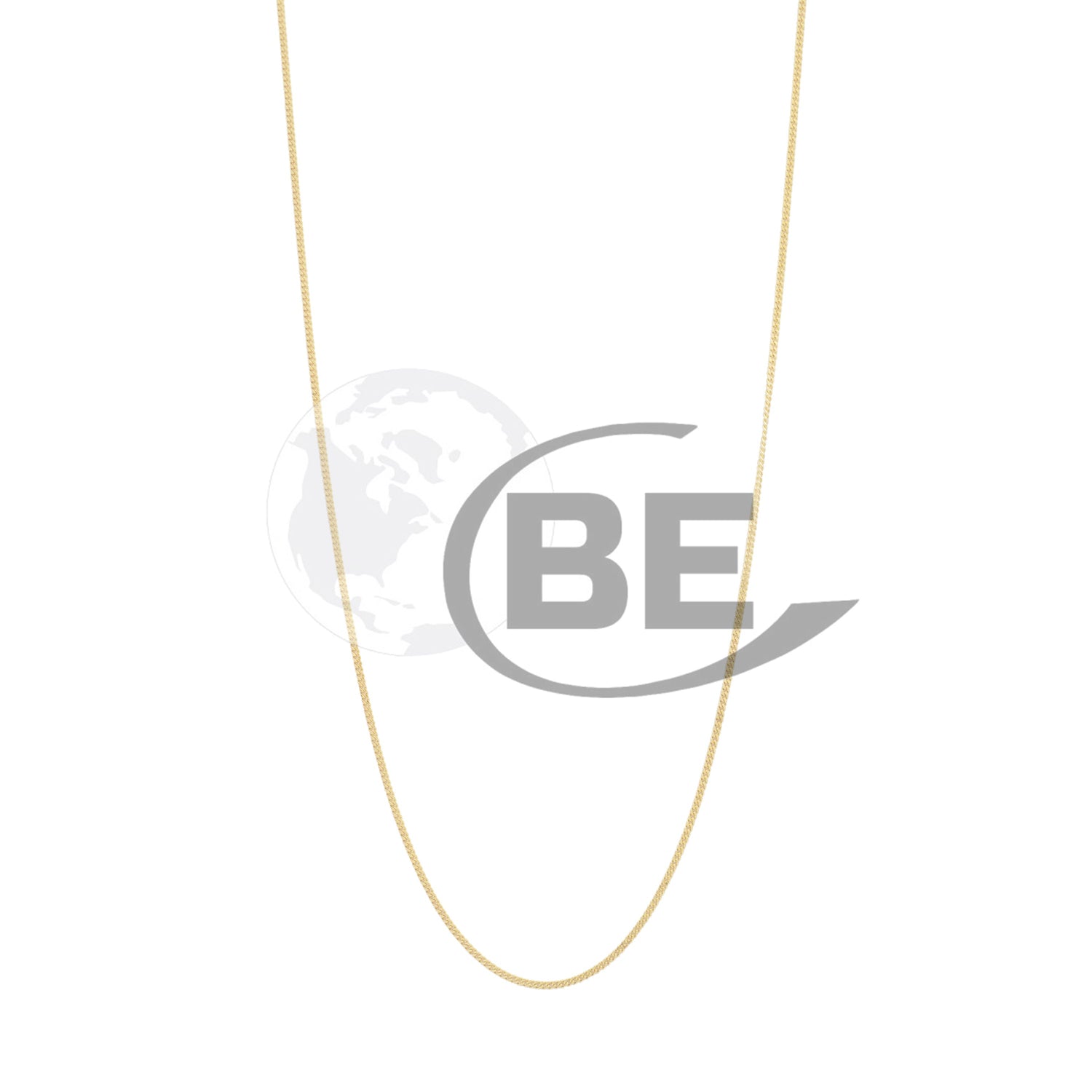 10K Delicate Curb Link Chain - 20"