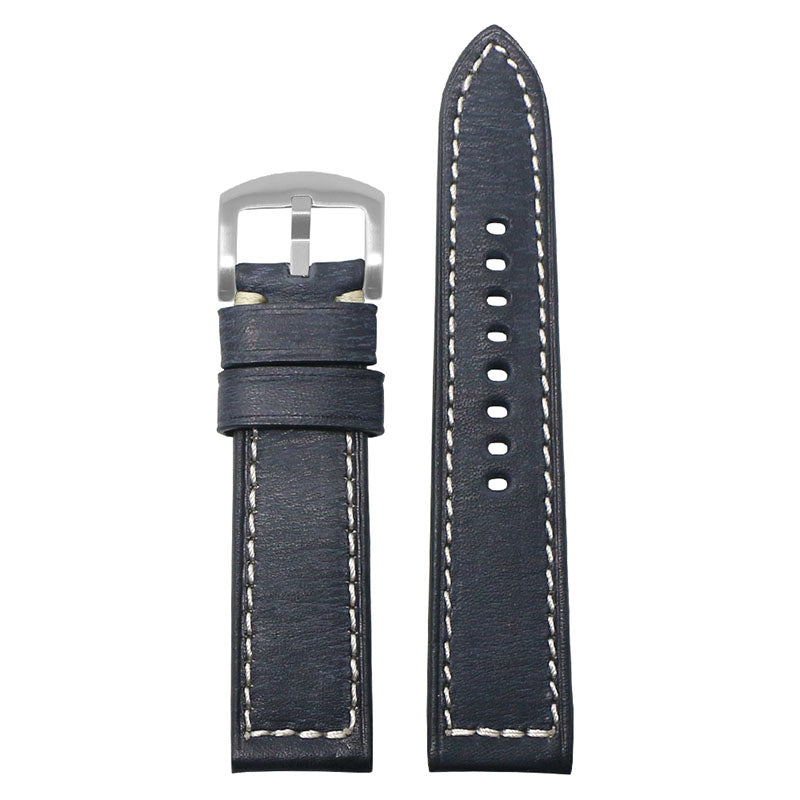 Destroyed leather strap black