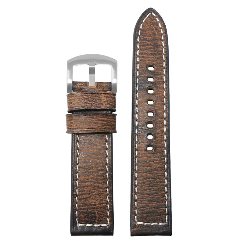 Destroyed leather strap oak 22