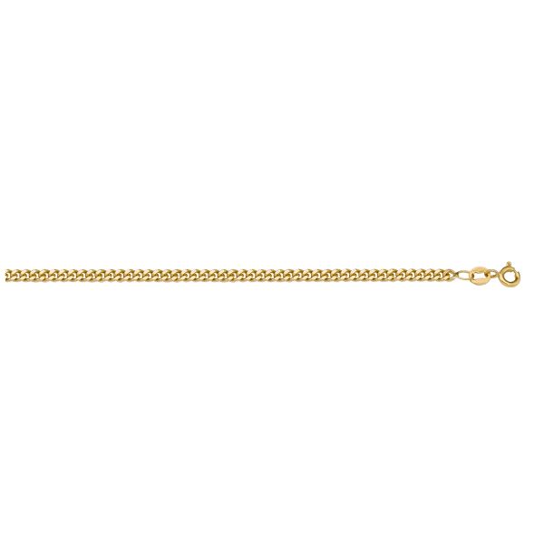 10K Gold Curb Link Chain- 18"