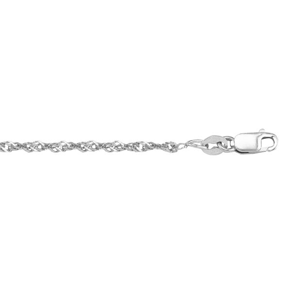 10 Karat Singapore Chain, 18 "