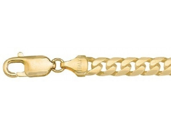 10K Heavy Cuban Link Chain, 24"