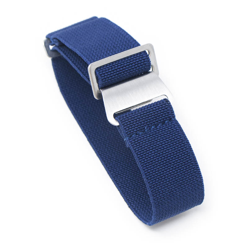 Elastic nato strap blue 20mm