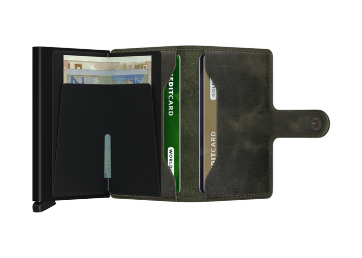 Secrid Miniwallet Vintage Black Leather