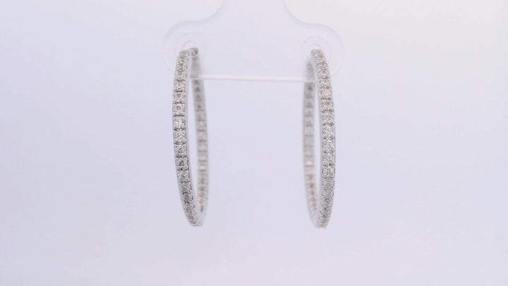 25MM Inside Out Hoop Earrings