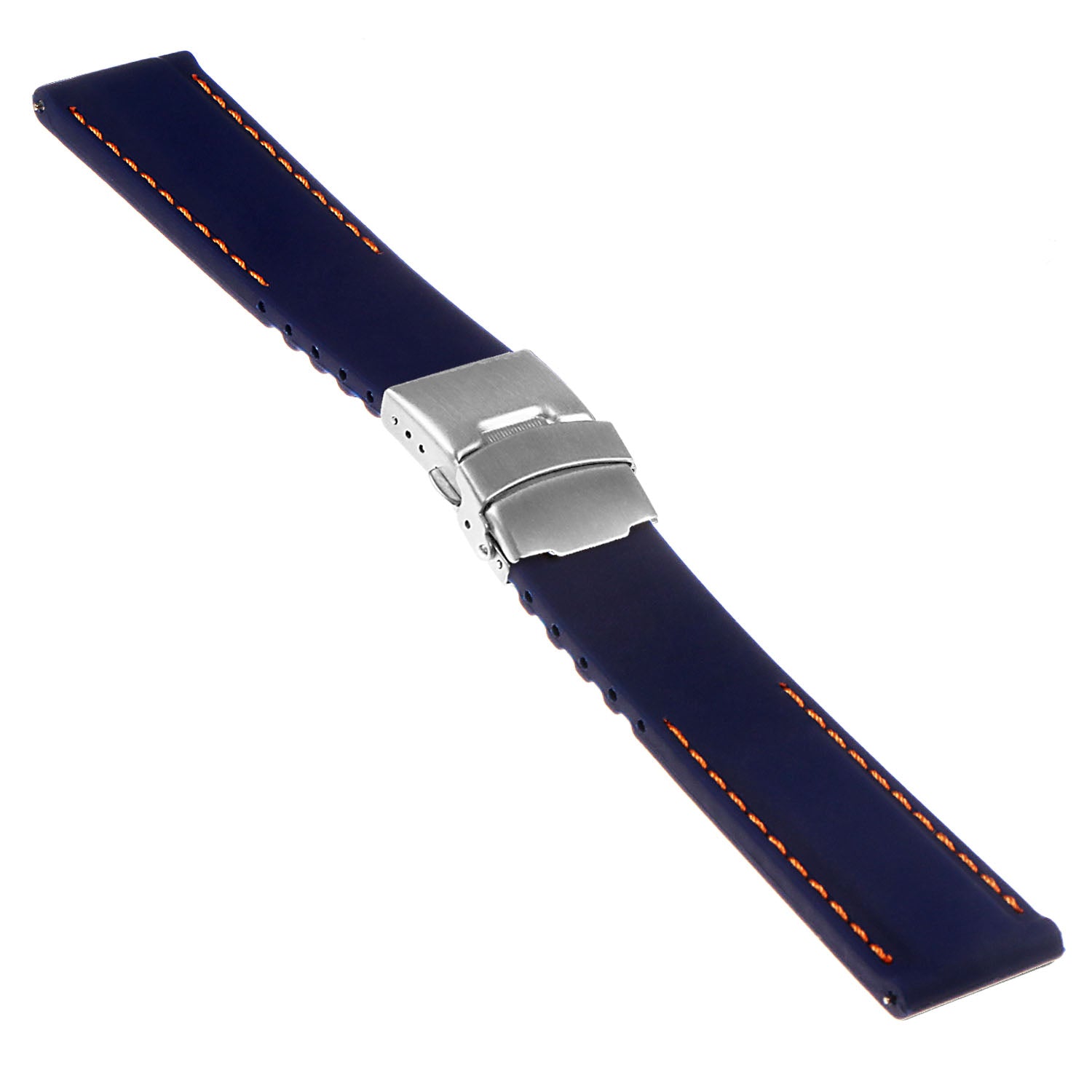 22mm rubber strap bue with ora