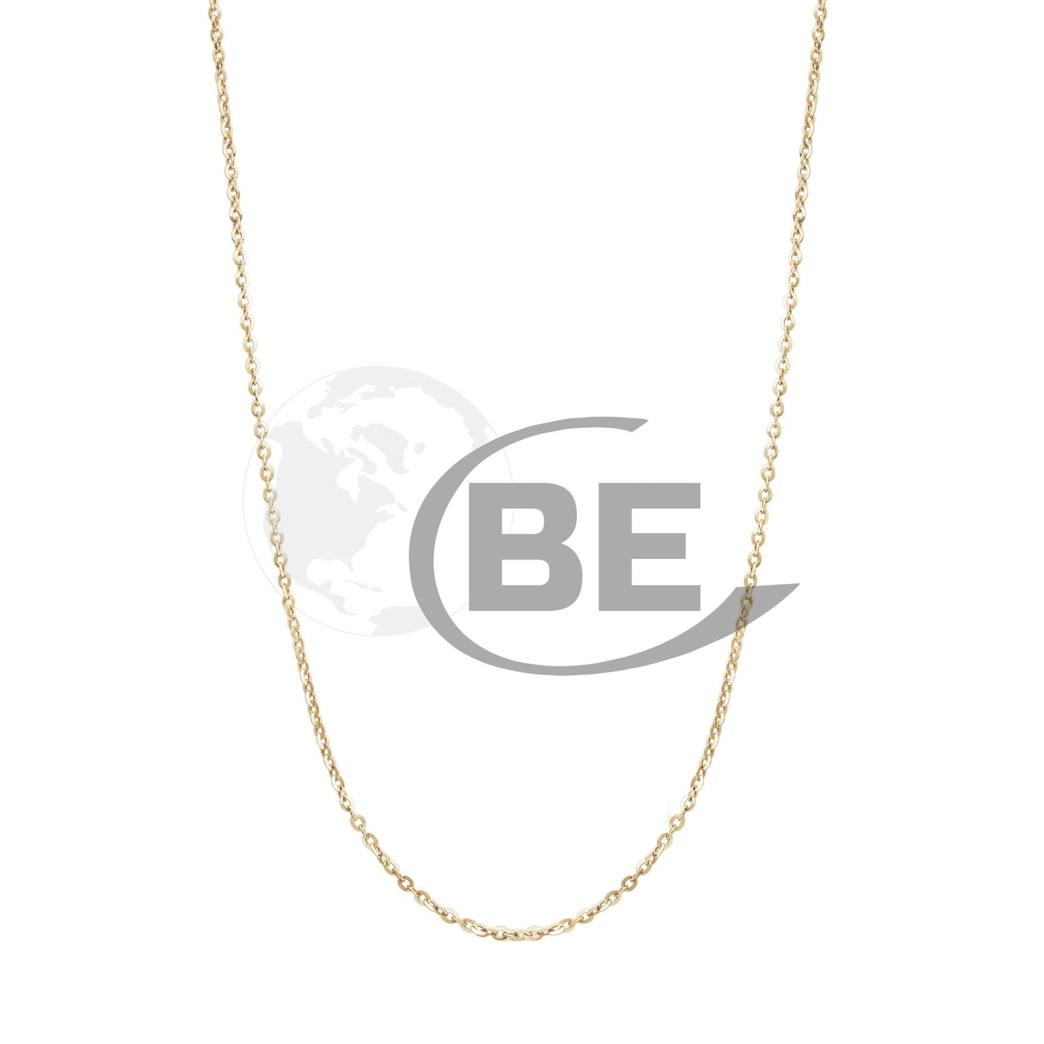 10 Karat 1.3mm Rolo Chain, 20 "