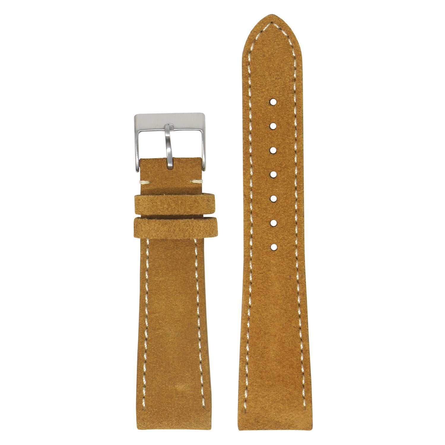 Classic Suede strap 22mm, Tan