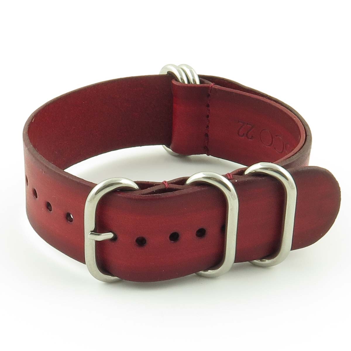 Faded vintage leather nato str